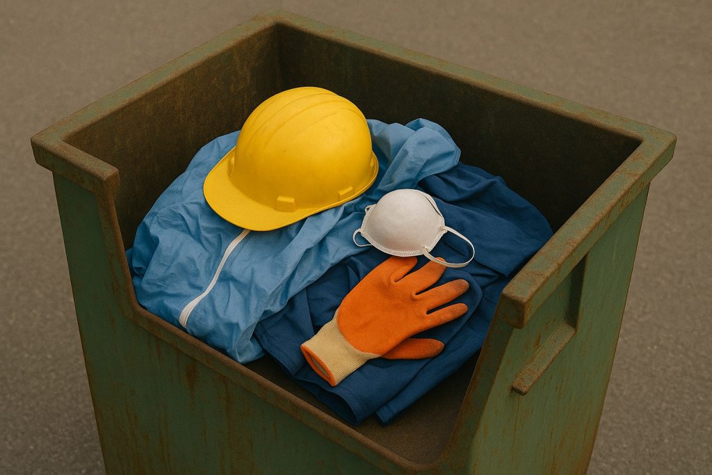 Утилизация средств индивидуальной защиты