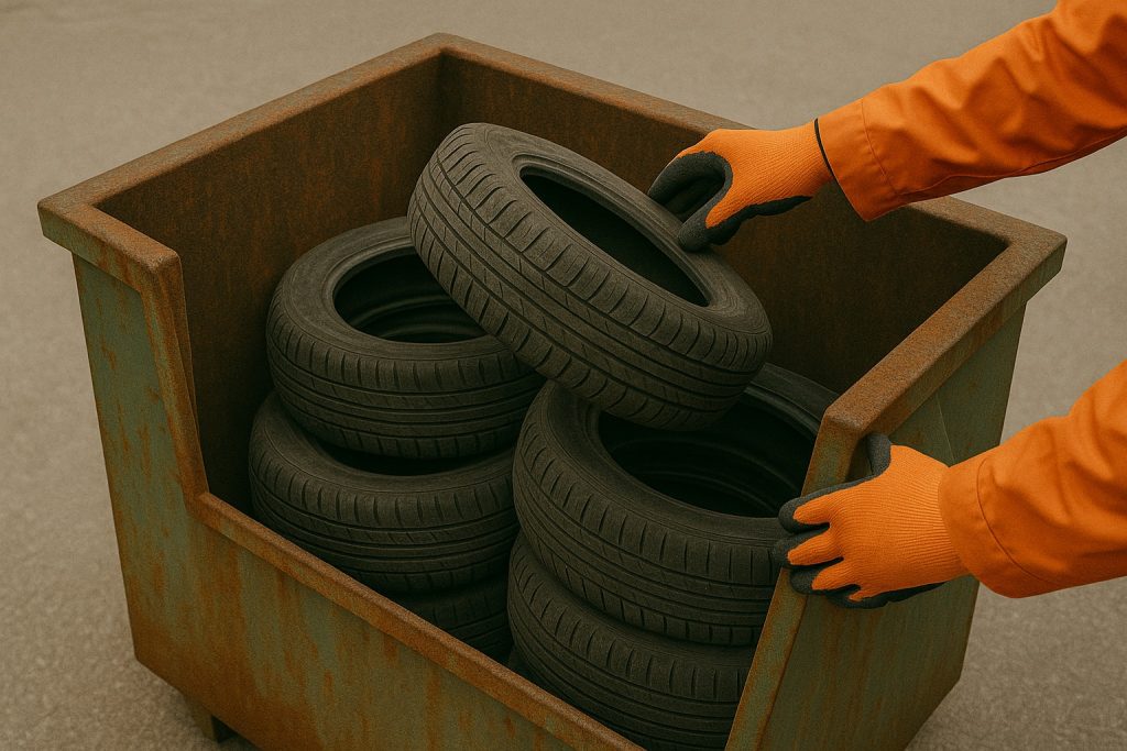 Утилизация изношенных шин