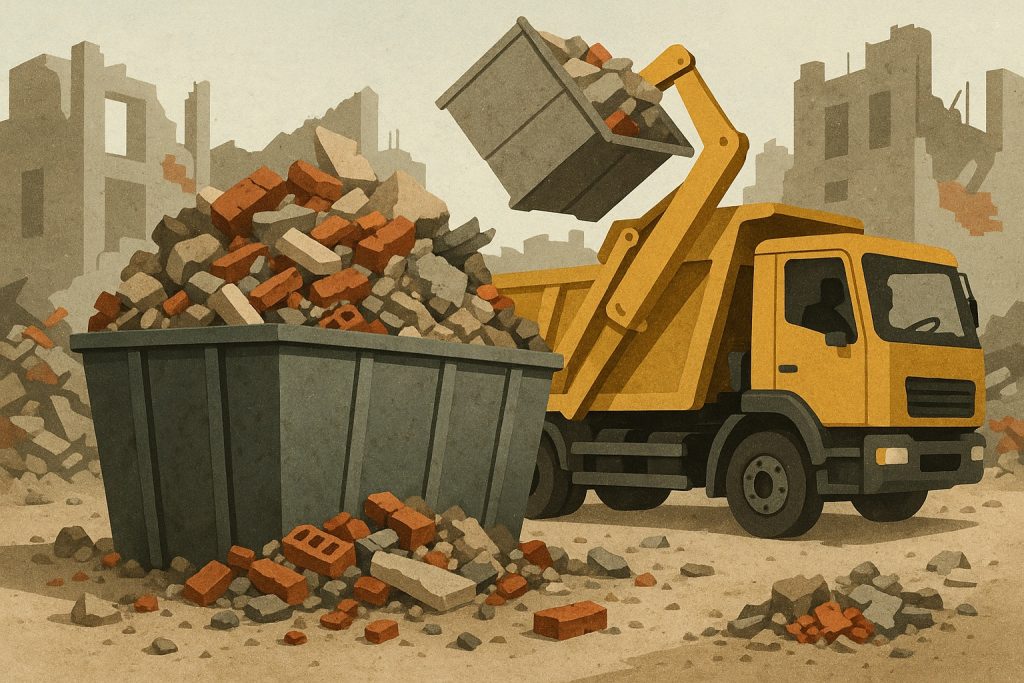 Утилизация строительных и демонтажных отходов