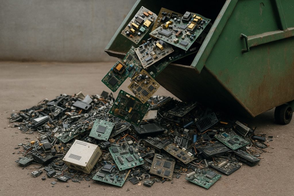 Утилизация электронного лома: важный шаг к экологичному будущему