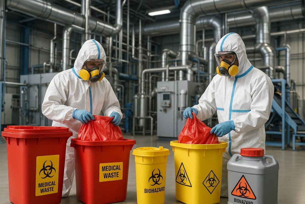 Утилизация отходов производства медицинских препаратов и реагентов