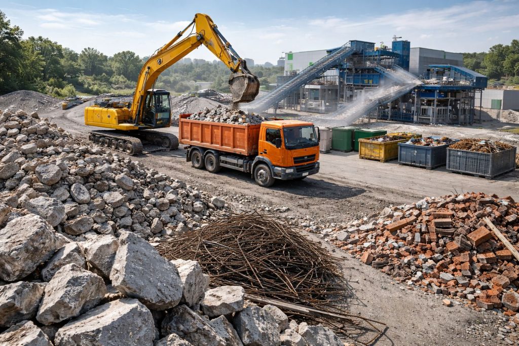 Утилизация строительных отходов: от демонтажа до вторичного использования