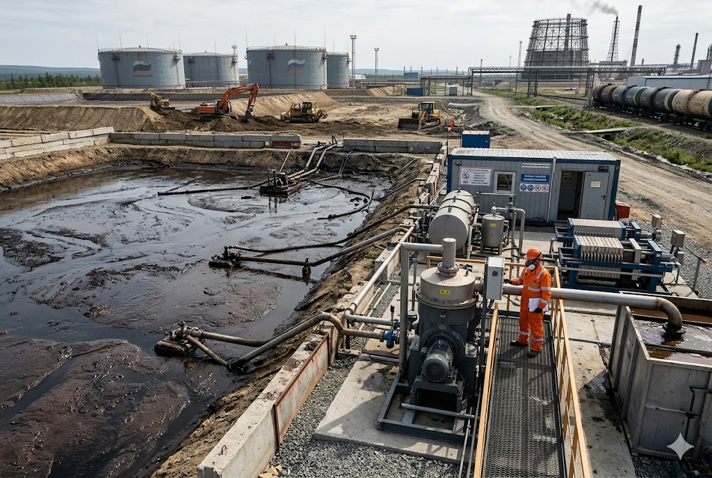 Утилизация нефтешламов: современные методы и оборудование